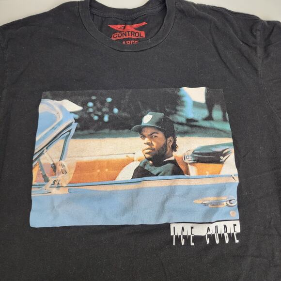 Boys in the Hood Rapper Ice Cube Black Short Sleeve Tee Shirt Men's Size L - Picture 2 of 4